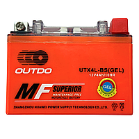 Акумулятор гелевий Outdo UTX4L-BS (GEL) 12V4Ah/10HR