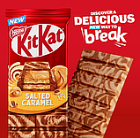 Шоколад KitKat Salted Caramel Chocolate Sharing Bar 99г, фото 5