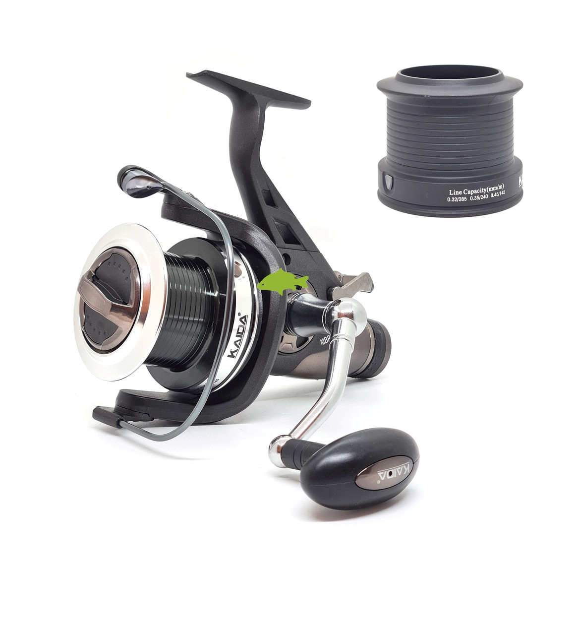 Катушка Kaida MBR02 8000 (8+1bb;4.1:1) для коропового лову з бейтранером (додаткова шпуля), фото 1