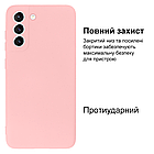 Чохол Silicone case для Samsung S21 FE (01) Pink Sand рожевий, фото 2