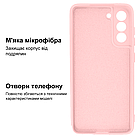 Чохол Silicone case для Samsung S21 FE (01) Pink Sand рожевий, фото 3