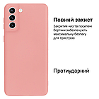 Чохол Silicone case для Samsung Premium S21 Plus (01) Pink Sand рожевий, фото 2