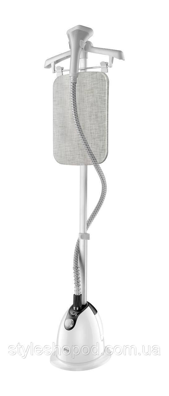 Вертикальний відпарювач для одягу 3000 Вт, резервуар 3 л, телескопічна штанга, прасувальна дошка — професійний догляд без праски, фото 1