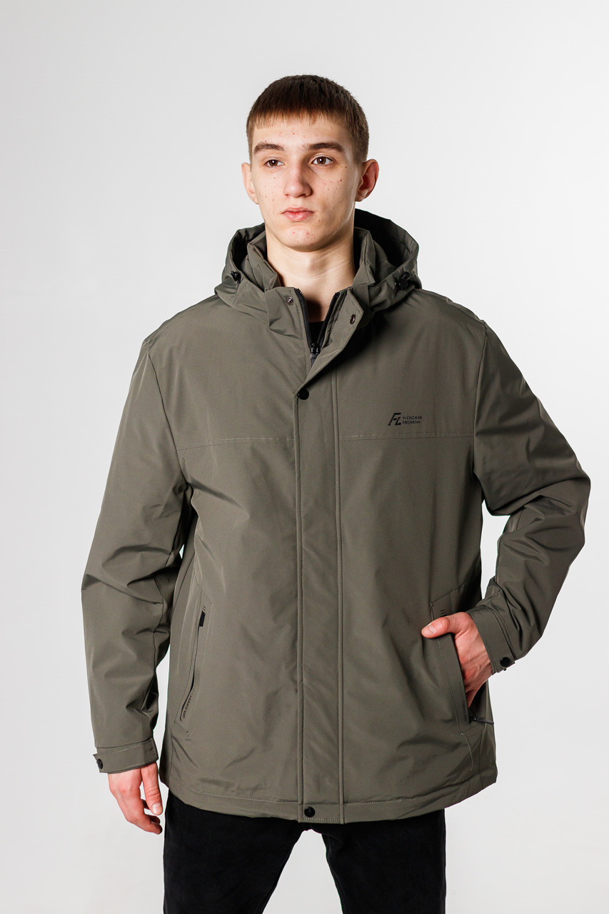 Куртка Panda чоловіча демісезонна великі розміри 52-60 р-ну , Оливковий, XXL, фото 1