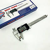 Електронний цифровий Штангенциркуль Digital Caliper 0-150 мм з LCD дисплеєм у кейсі мікрометр електронний, фото 9