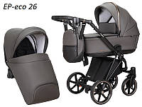 Детская коляска 2 в 1 Angelina Enigma Premium Eco графит EP-eco-26