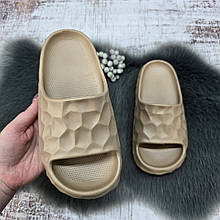 Шльопанці сланці жіночі Progress бежеві пінкові 4749