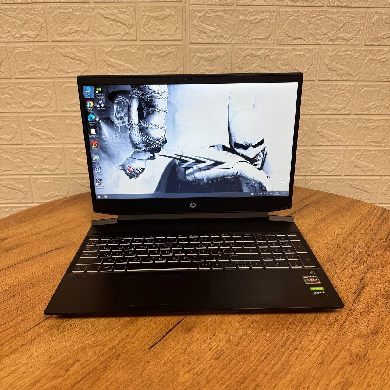 Б/в Ігровий ноутбук HP Pavilion 15-ec0000ua 15.6" 1920x1080| Ryzen 5 3550H| 8GB RAM| 256GB SSD| GTX 1050 3GB