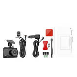 Відеореєстратор Hoco DV3 з дисплеєм чорний, фото 8