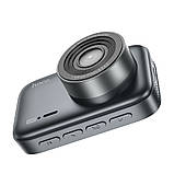 Відеореєстратор Hoco DV6 із задньою камерою iron gray, фото 4