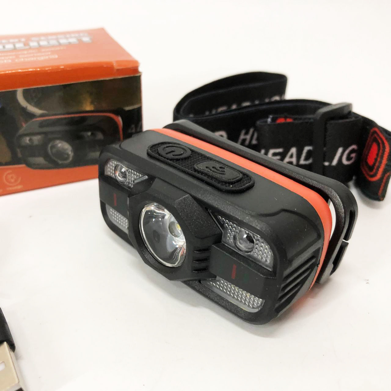 Налобний ліхтар WH-0188, XPE+SMD, Налобний ліхтар для туризму риболовлі та полювання, Налобна лампа, фото 1