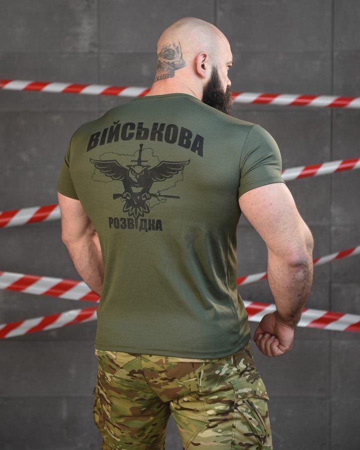 Футболка Тактична потовідвідна Odin Олива Військова розвідка ВТ6552 ТМ