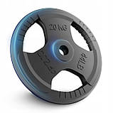 Диск металевий 4FIZJO 1 x 20 кг 26 мм Black (P-5905973401395), фото 5