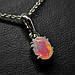Кулон срібний жіночий з природним каменем опалом Підвіска ручної роботи натуральний опал, фото 7