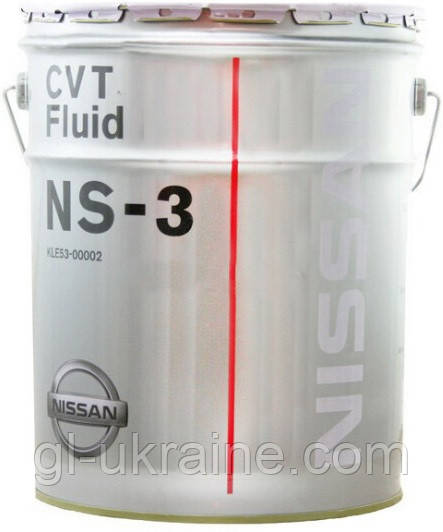 Трансмісійна олива Nissan CVT NS-3 (Japan), 20л (KLE53-00002)