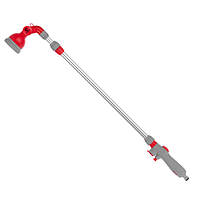 INTERTOOL GE-0043 Пістолет-розпилювач на телескопічній штанзі 90-120 см для поливання 9 функціональний (центральний, туман, душ,