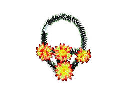 Вінок поминальний Простий (45*35см) полієтелен А-3 ТМ ЗАПАДНА