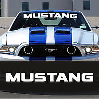 Вінілова наклейка на лобове скло — Mustang