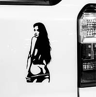 Вінілова наклейка на авто — Bad Girl #4