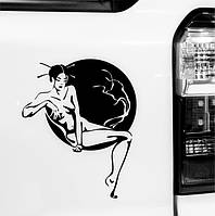 Вінілова наклейка на авто — Bad Girl #9