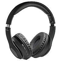 Навушники Bluetooth Walker WBT-71, накладні бездротові з мікрофоном, Bluetooth 5.1, AUX, microSD, до 6 год, чорний колір