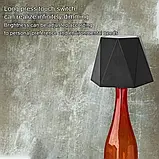 Світильник-лампа стоппер корок для пляшки BTS1 акумуляторний, подарунковий — Чорний, фото 9