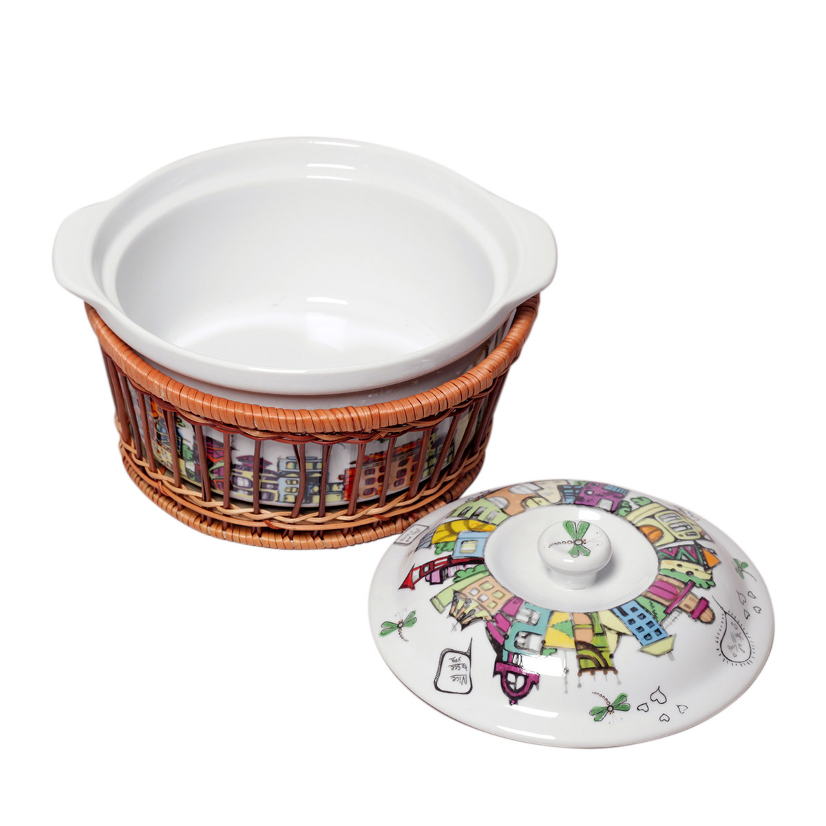 Форма для запікання керамічна 13х24х27 см Kamille KM-6302, фото 1