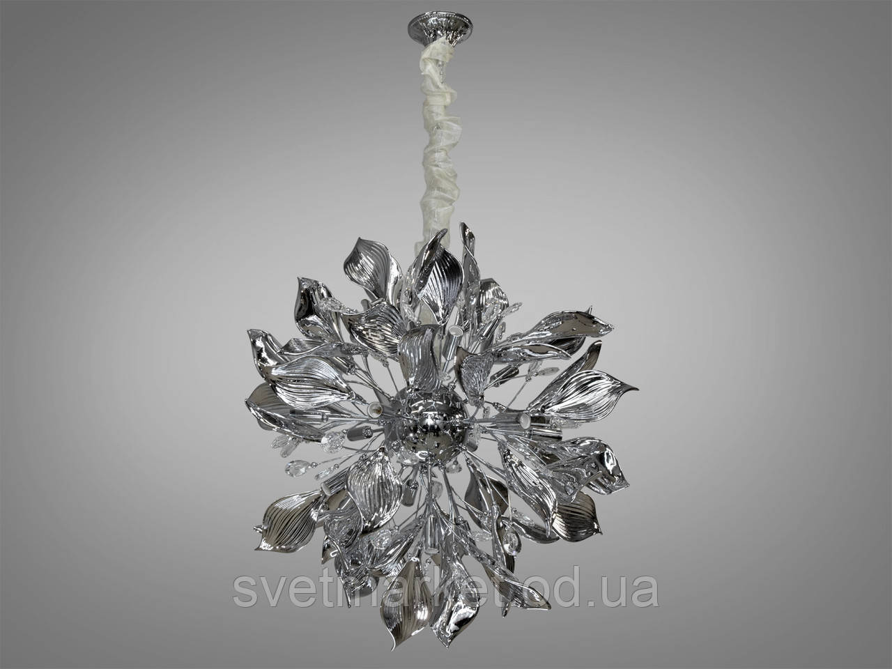 Люстра з керамічними елементами 7229-18P HR, фото 1