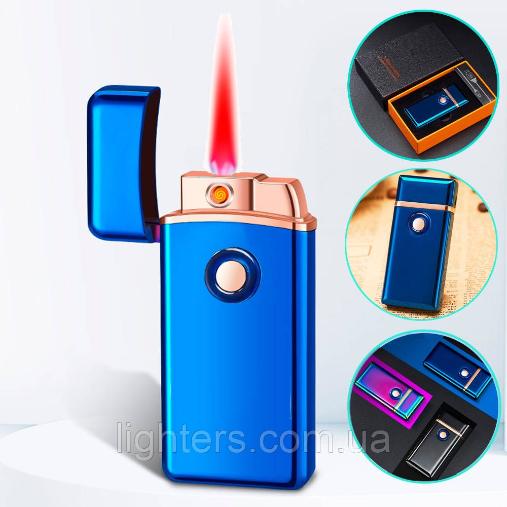 Електронна запальничка USB + турбо в подарунковій упаковці LG-521