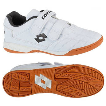 Футзалки дитячі Lotto Whizzer білі 2600110T-1011, Білий, Розмір (EU) — 36