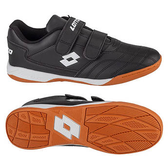 Футзалки дитячі Lotto Whizzer чорні 2600110T-1110, Чорний, Розмір (EU) — 36