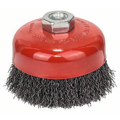 Bosch Щітка чашкова, гофрований дріт 100 мм М14 Clean for Metal