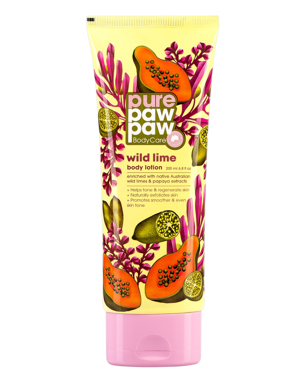 Лосьйон для тіла Pure Paw Paw Body Care Wild Lime Lotion 200ml, фото 1
