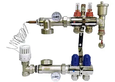 Колектор для теплої підлоги KOER на 2 контури (Чехія), фото 1