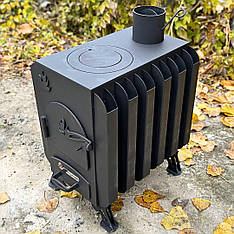 Буржуйка "Батарея В"  для дому, дачі, гаражу з конвекцією, сталь 4мм