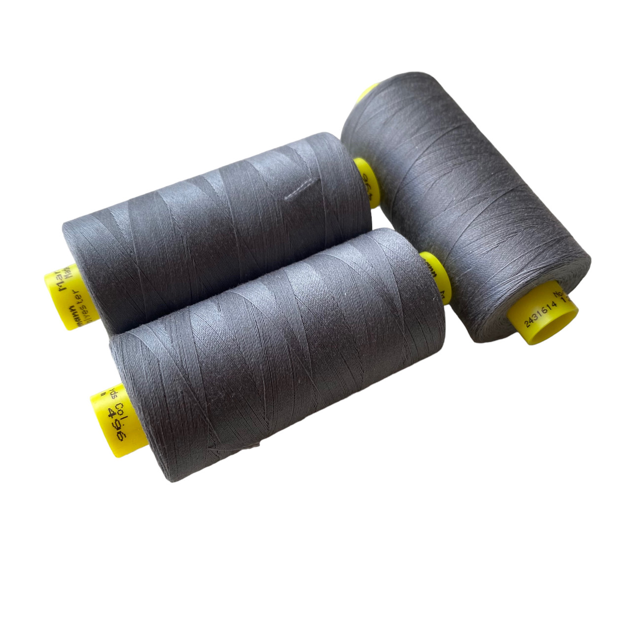 Нитки армовані Gutermann Mara 70/496/700м колір сірий, фото 1