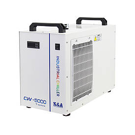 Промисловий чилер S&A CW-5000TG, система охолодження води для лазерного верстата CO2 і шпинделя