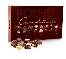 Шоколадні цукерки Roshen Chocolateria Ассорти 256 г гр