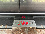 Бокові пороги Dakar V2 з LED (2 шт, метал) для Toyota Hilux 2015- рр, фото 3