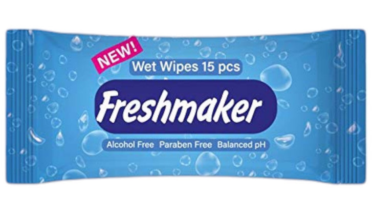 Серветки вологі Freshmaker Море 15 шт (8697817871019)