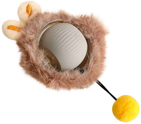 Интерактивный игрушечный мячик для кошек – Smart Cat Ball с сенсором движения и подсветкой, фото 1