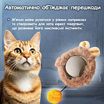 Интерактивный игрушечный мячик для кошек – Smart Cat Ball с сенсором движения и подсветкой, фото 6