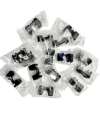 Тримачі в індив.уп.чорні 500шт/уп