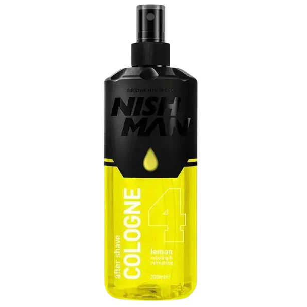 Одеколон після гоління Nishman №4 Lemon After Shave Cologne, 200 мл