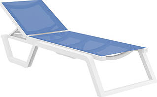 Шезлонг Rio від Турецького виробника Siesta 082 White-Blue