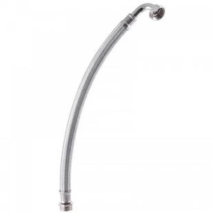 Антивібраційний шланг DS-5207-55 нержавіюча сталь, гайка латунь 1" 27мм 55 см