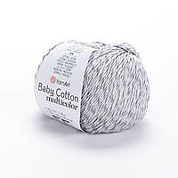 YarnArt BABY COTTON MULTICOLOR (Бейбі Котон Мультиколор) № 5202 (Пряжа напівбавовна, нитки для в'язання)