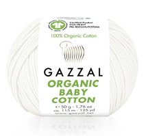 Пряжа Organic Baby Cotton-415 білий