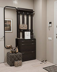 Набір для передпокою касетниця+ вішалка колір венге