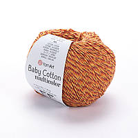 YarnArt BABY COTTON MULTICOLOR (Бейбі Котон Мультиколор) № 5208 (Пряжа напівбавовна, нитки для в'язання)